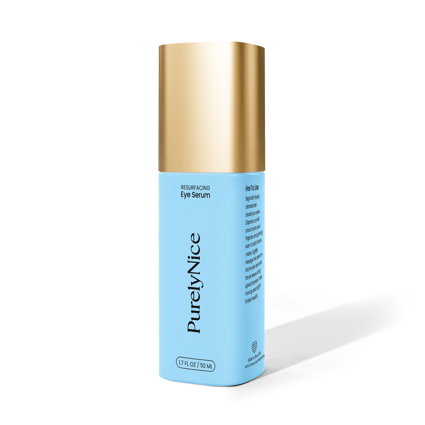 Brighten+Firm Eye Serum: Intensive Renewal Gold Cap