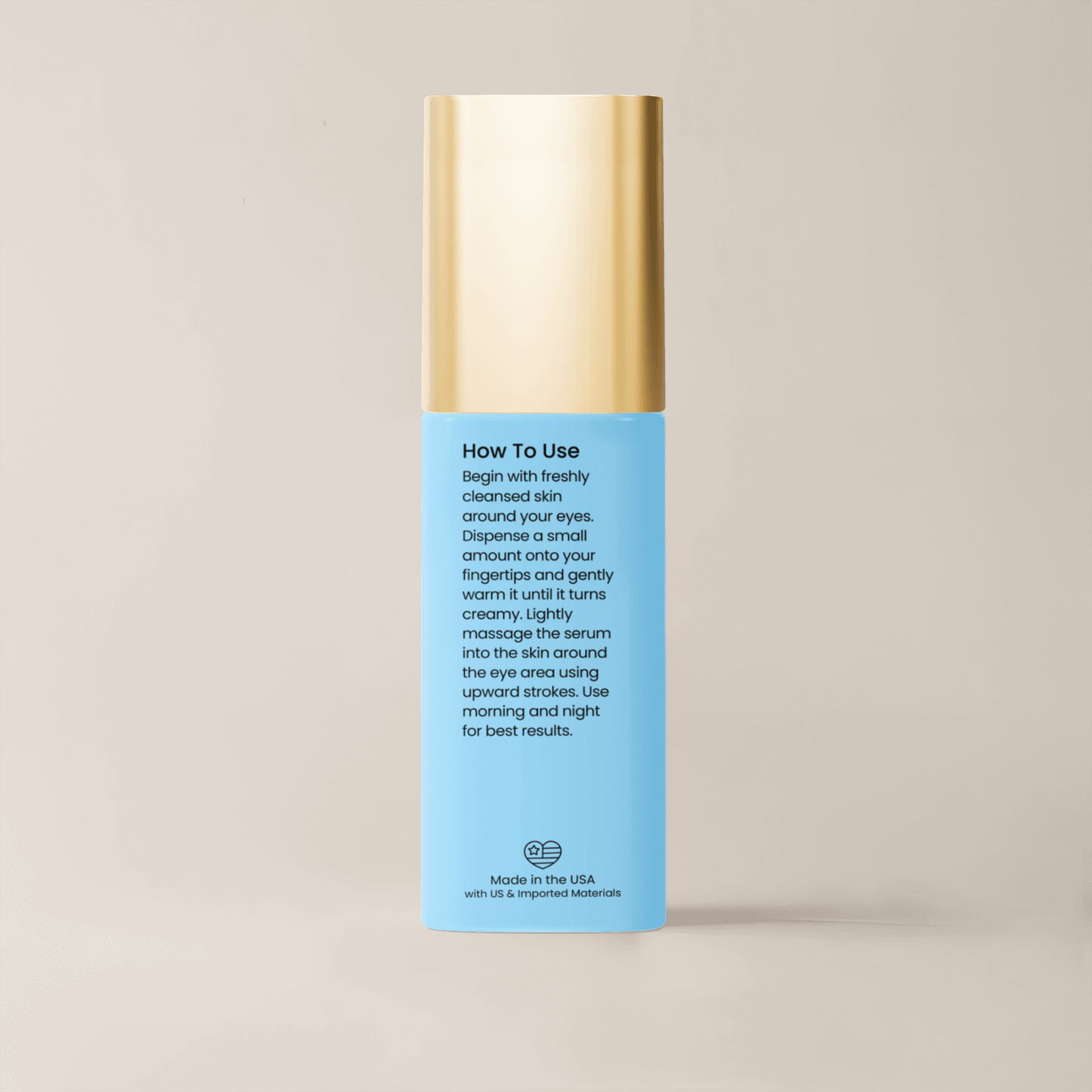 Purely Nice Brighten+Firm Eye Serum: Intensive Renewal Gold Cap