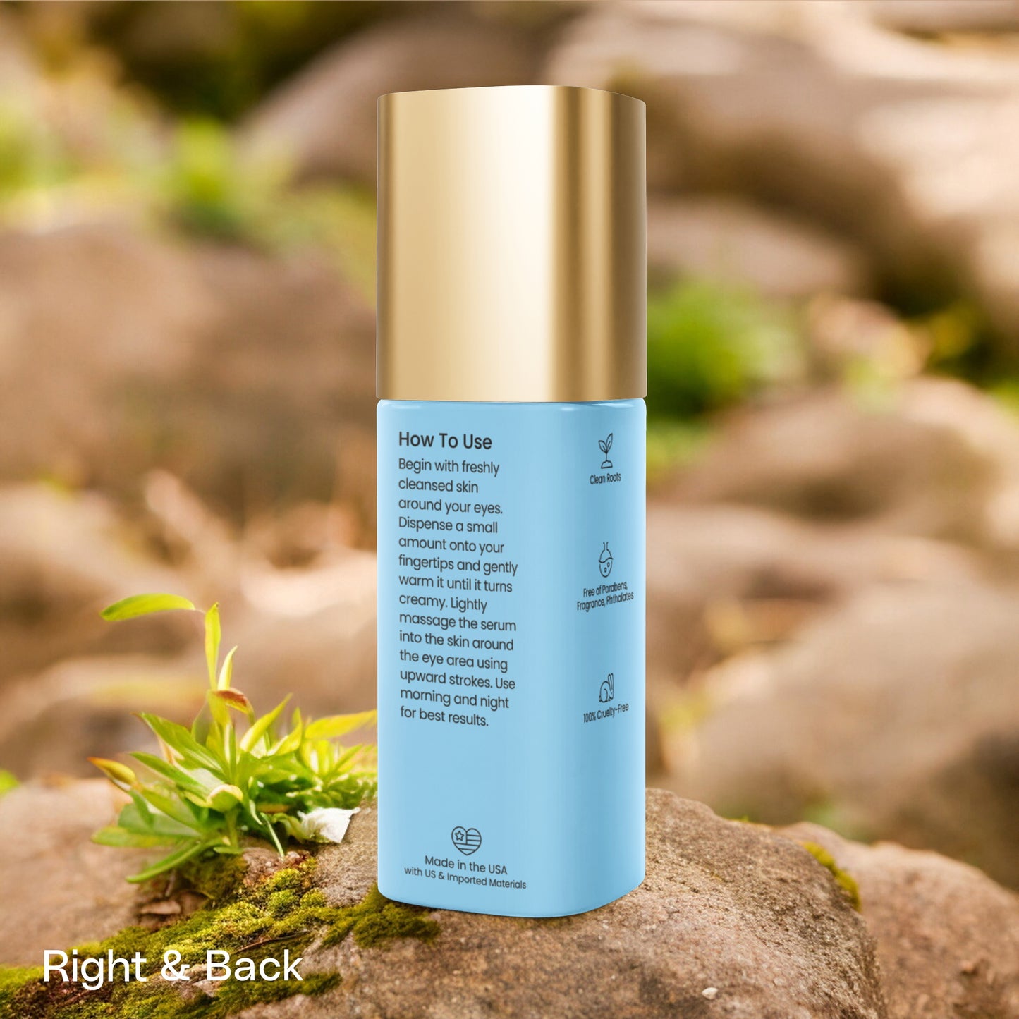 Purely Nice Brighten+Firm Eye Serum: Intensive Renewal Gold Cap