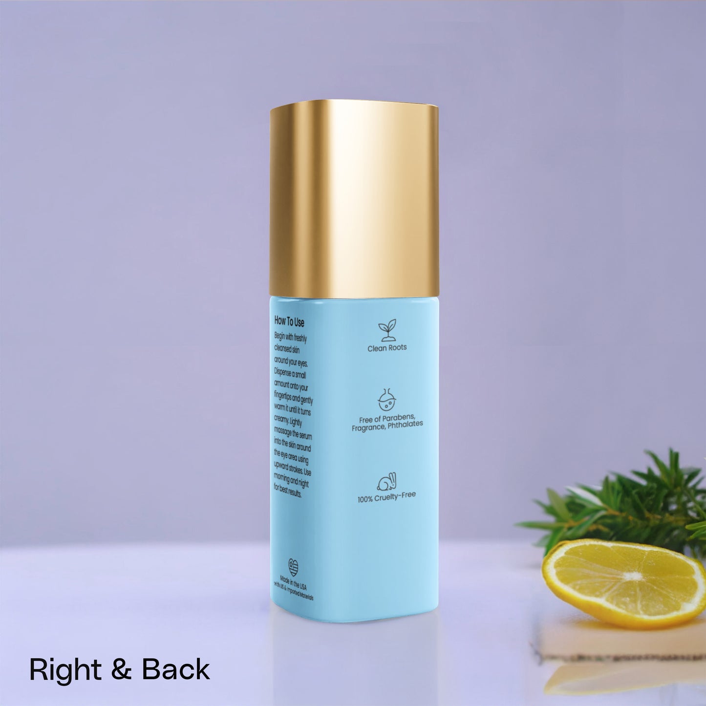 Purely Nice Brighten+Firm Eye Serum: Intensive Renewal Gold Cap