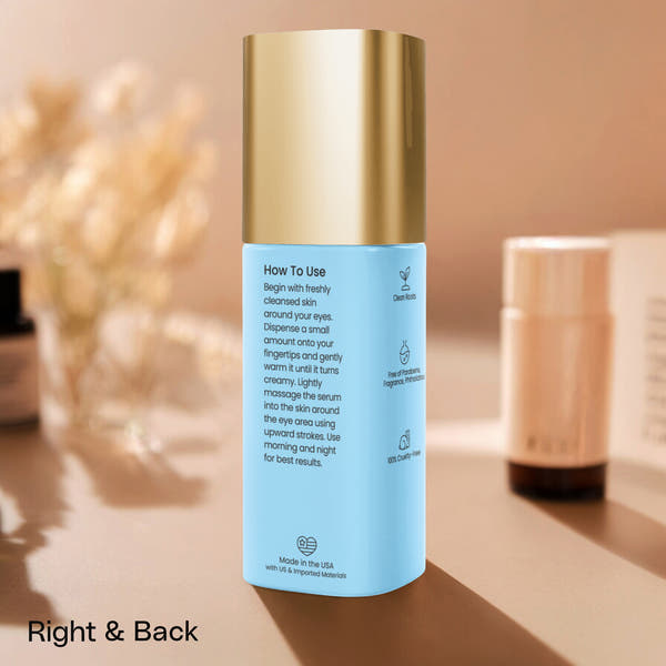 Purely Nice Brighten+Firm Eye Serum: Intensive Renewal Gold Cap