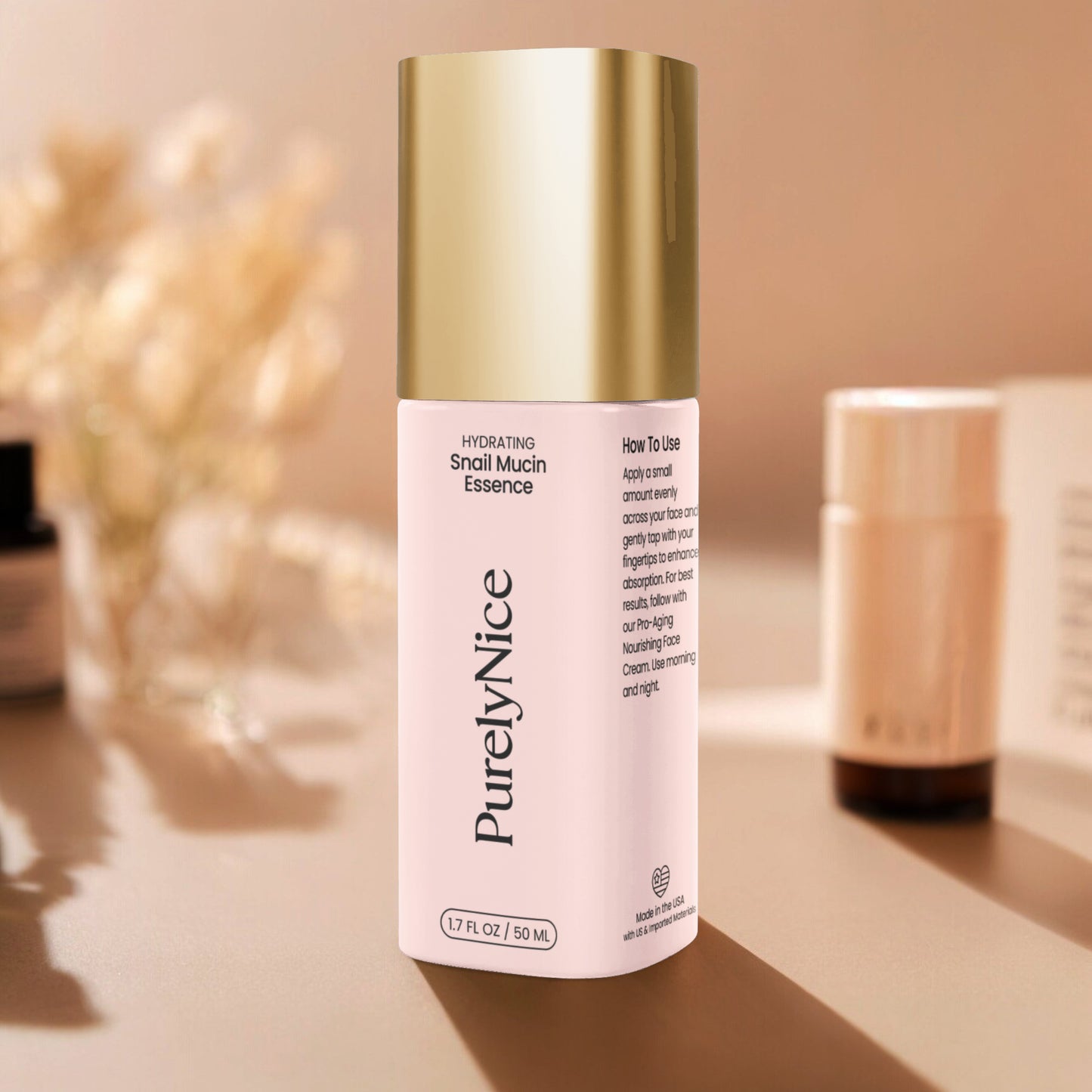 Purely Nice HydraSnail Mucin Essence Gold Cap