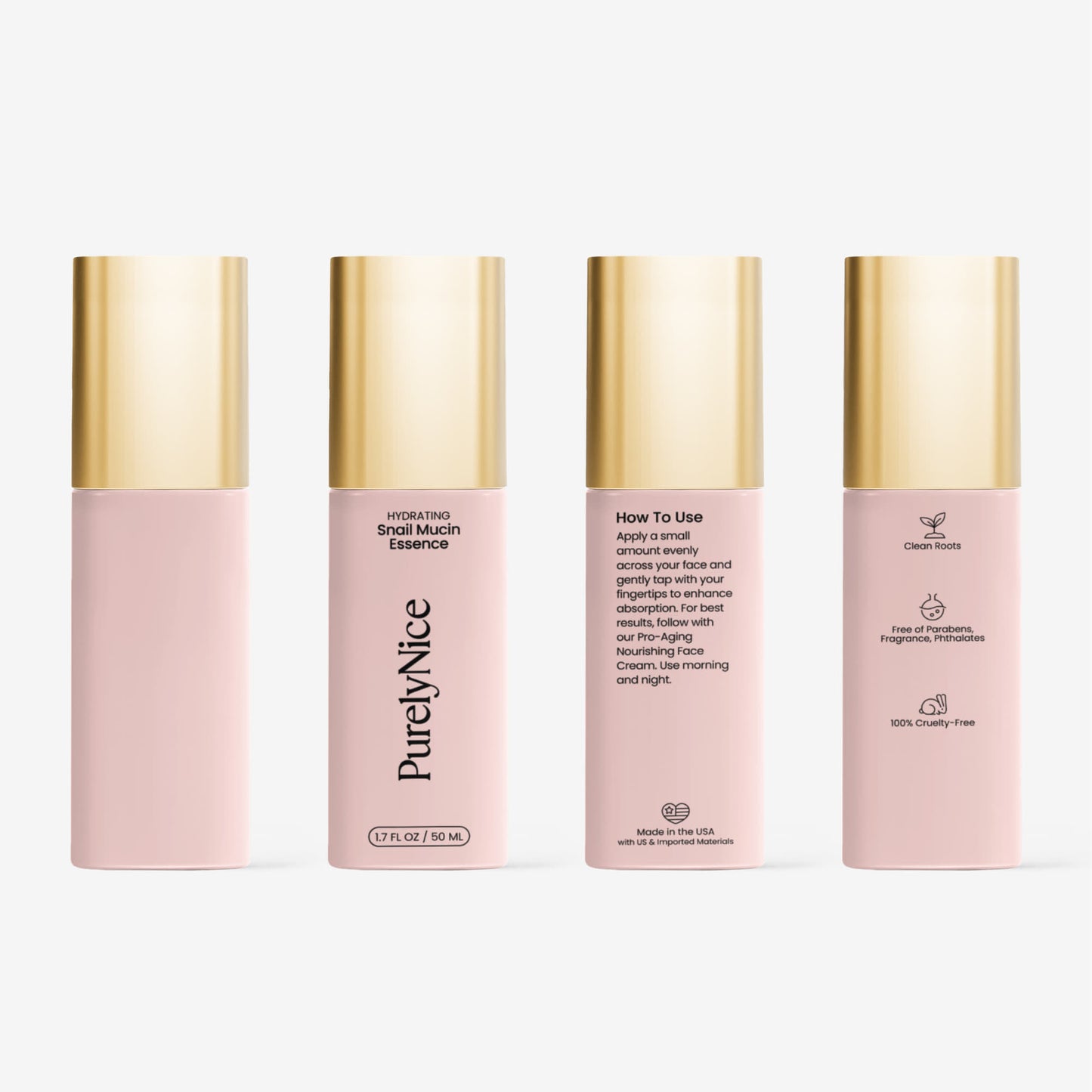 Purely Nice HydraSnail Mucin Essence Gold Cap