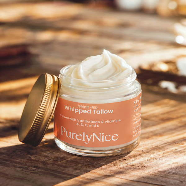 Purely Nice Whipped Grass-Fed Tallow Balm with Vanilla Bean