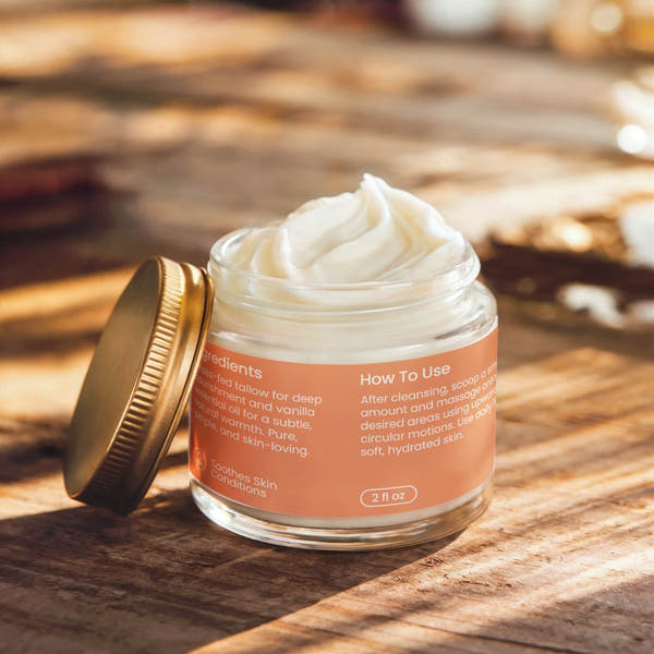 Purely Nice Whipped Grass-Fed Tallow Balm with Vanilla Bean