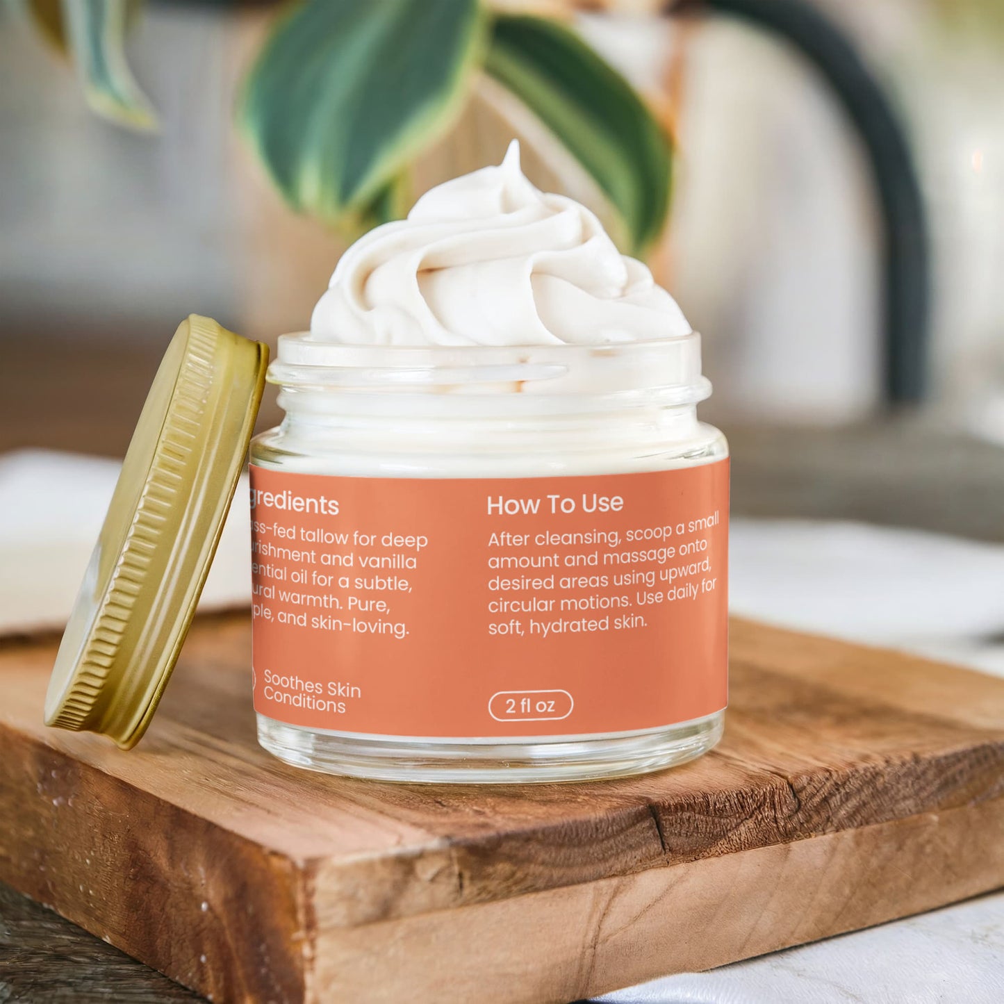 Purely Nice Whipped Grass-Fed Tallow Balm with Vanilla Bean