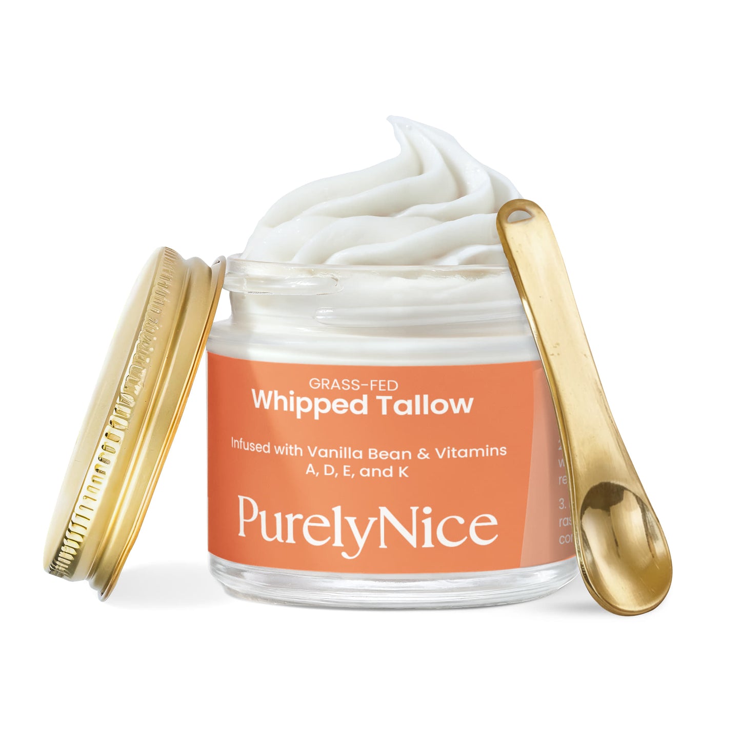 Purely Nice Whipped Grass-Fed Tallow Balm with Vanilla Bean