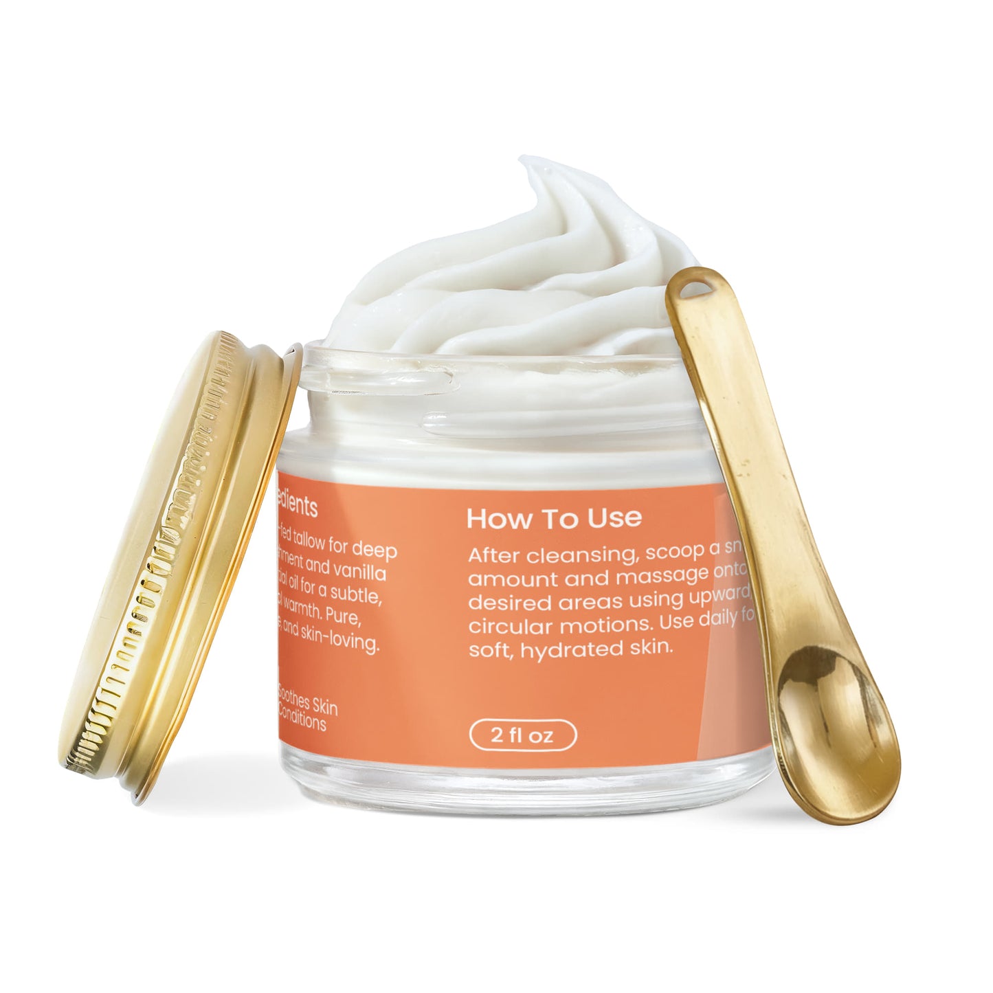 Purely Nice Whipped Grass-Fed Tallow Balm with Vanilla Bean